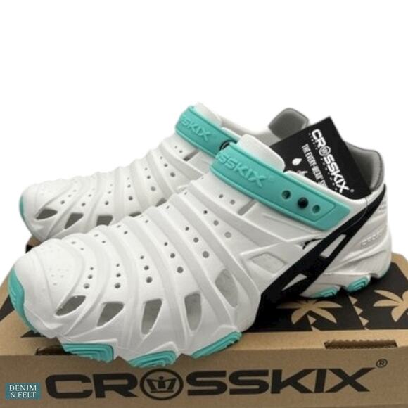 CrossKix 2.0 Blizzard White Aqua Closed Toe Water Shoes Men 7 / Women 8.5 NEW!! - Picture 10 of 12